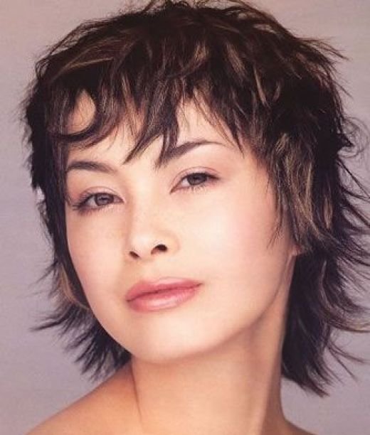medium bob hairstyle in thick hair. Short Punk Hairstyles For Girls 